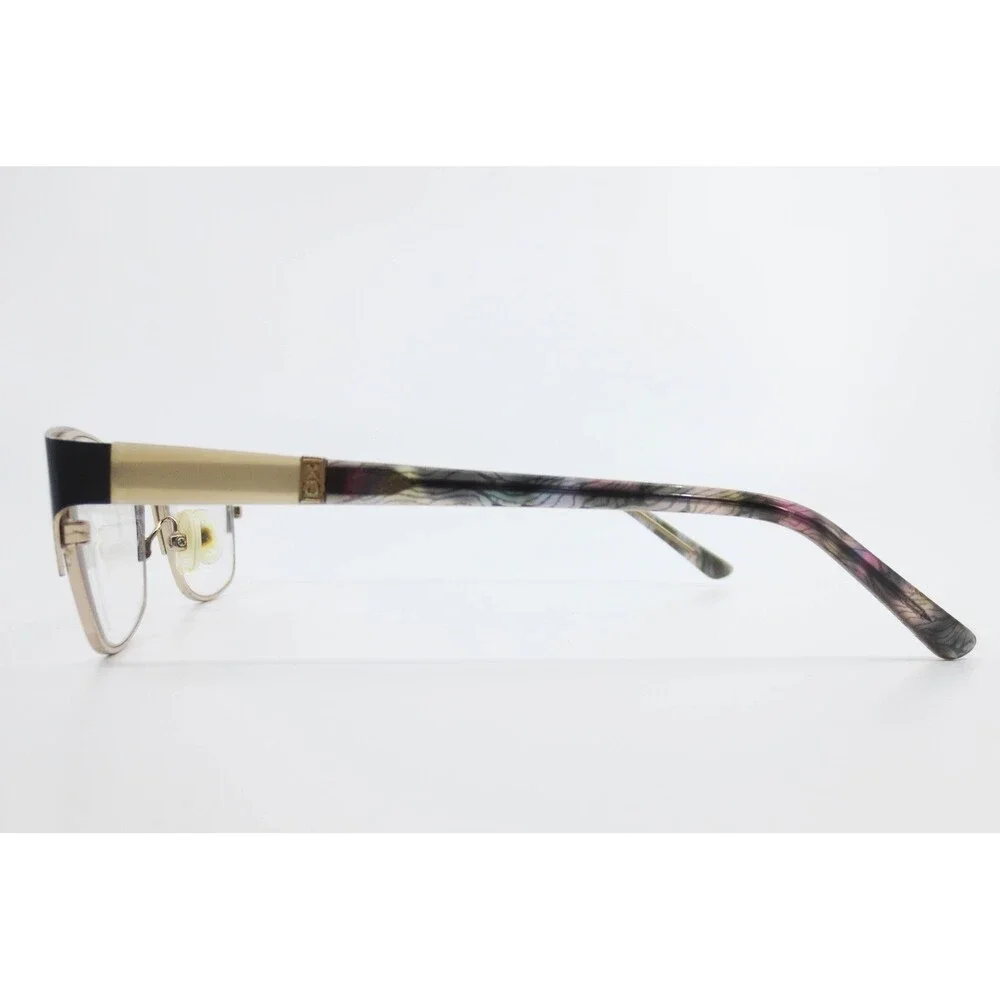 XOXO Tenino Black Gold Cat Eye Eyeglass Frames 51-16-135 BLCK Eyewear